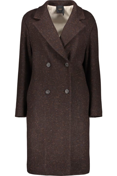 Agnona Coats & Jackets for Women Agnona Double-breasted Cashmere Coat