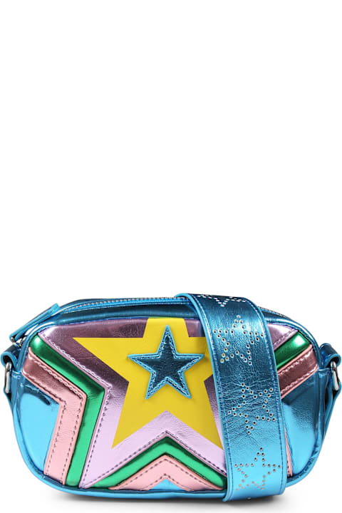 Stella McCartney Kids Stella McCartney Kids Blue Bag For Girl With Star