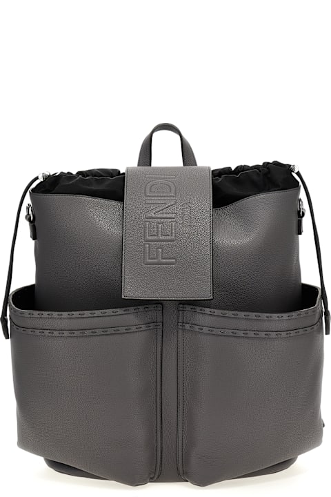 Fendi Bags for Men Fendi 'strike Large Fendi Roma' Backpack