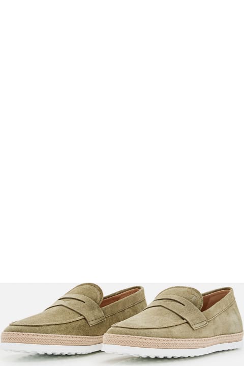 Tod's Loafers & Boat Shoes for Men Tod's Suede Espadrillas