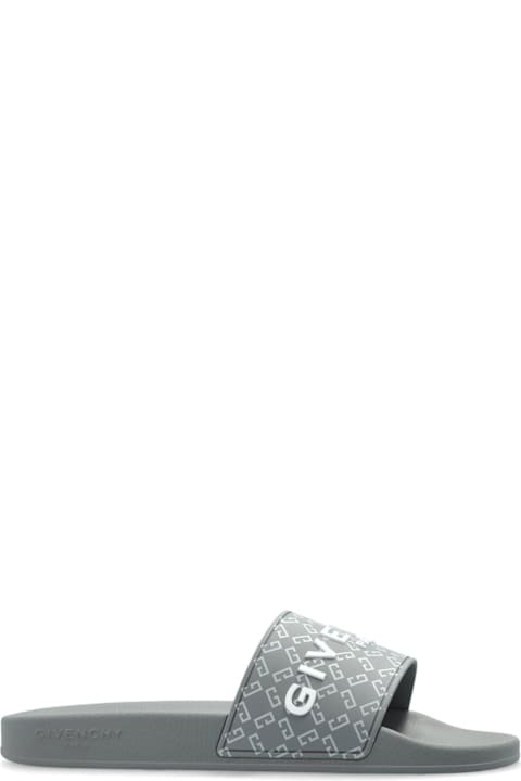 Givenchy Logo Patch Monogrammed Sandals | italist
