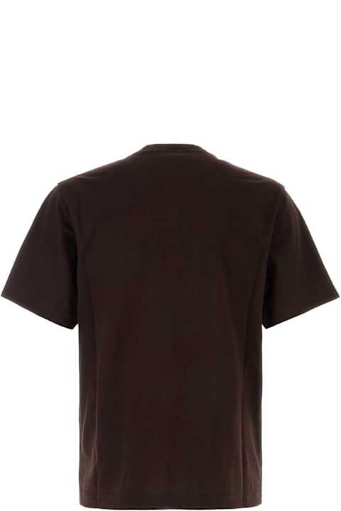 Burberry Clothing for Men Burberry Brown Cotton T-shirt