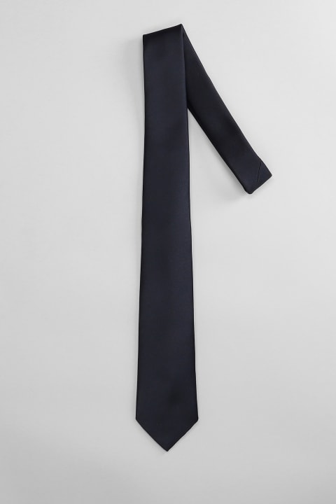 Tagliatore Ties for Men Tagliatore Tie In Blue Polyester