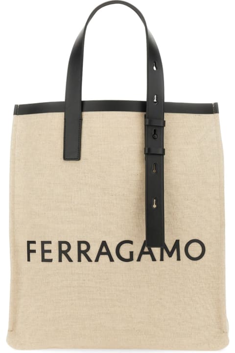 Ferragamo Totes for Men Ferragamo Tote Bag With Logo