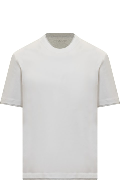 Brunello Cucinelli Clothing for Men Brunello Cucinelli Layered-effect T-shirt