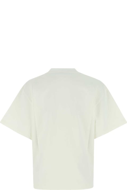 Jil Sander Topwear for Women Jil Sander Ivory Cotton T-shirt
