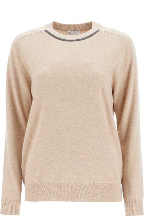 Brunello Cucinelli Clothing for Women Brunello Cucinelli Cashmere Crewneck Pullover