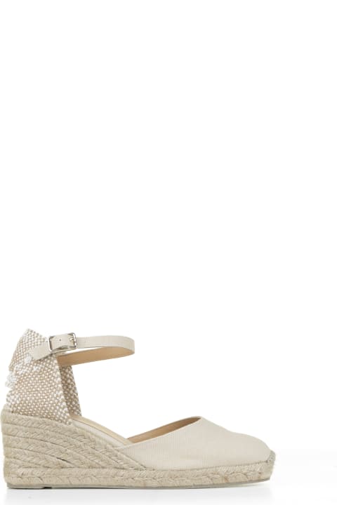Wedges for Women Castañer Carol Espadrilles In Canvas With Wedge