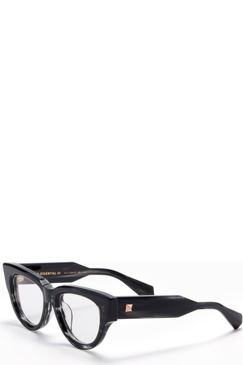 ウィメンズ Valentino Eyewearのアイウェア Valentino Eyewear V-essential Iii - Black Swirl Rx Glasses