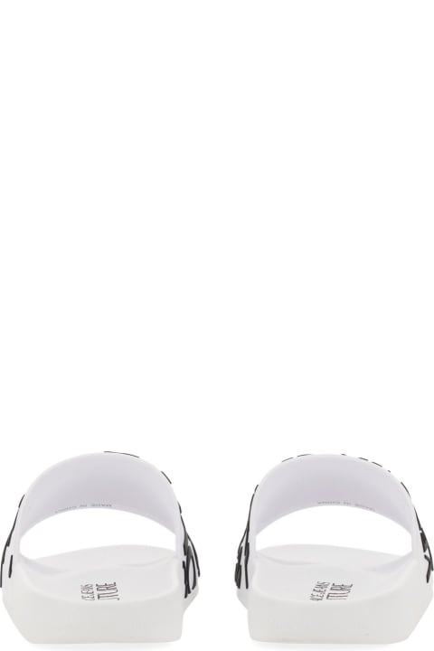 Homeware Versace Jeans Couture Slide Sandal With Logo