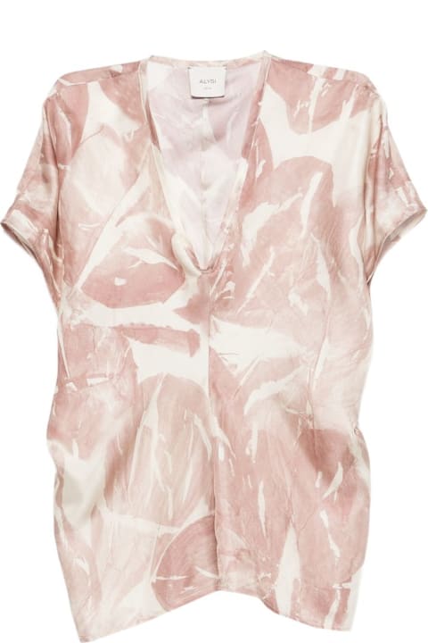 Alysi for Men Alysi Printed Silk Blouse