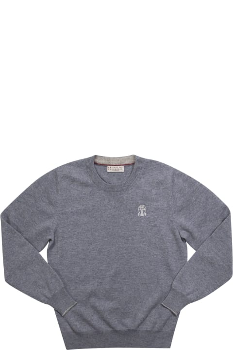 Brunello Cucinelli Sweaters & Sweatshirts for Boys Brunello Cucinelli Cashmere Sweater