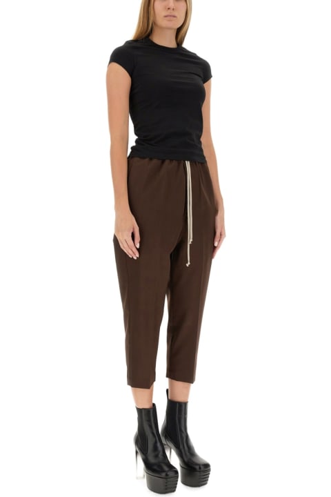 Rick Owens for Women Rick Owens Drawstring Astaires Cropped Pants