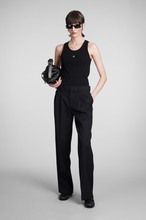 Givenchy Topwear for Women Givenchy Tank Top In Black Cotton