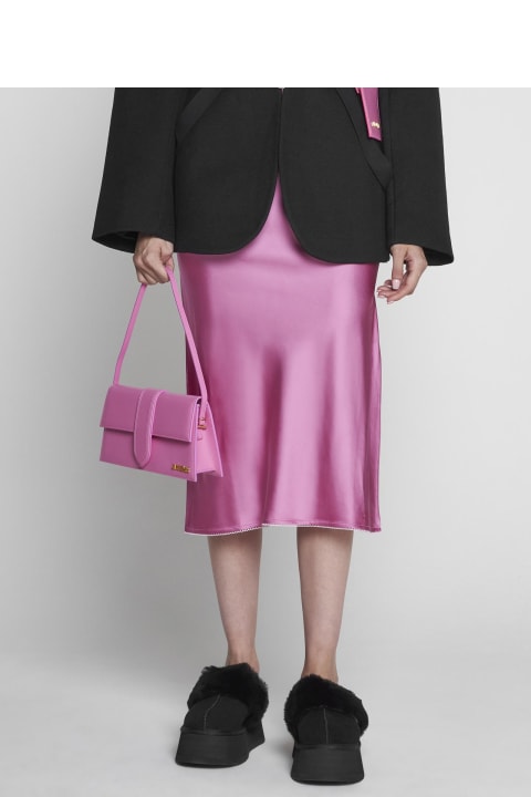 Fashion for Women Jacquemus Notte Satin Midi Skirt