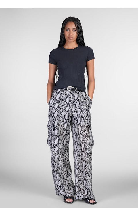 IRO Topwear for Women IRO Elonia T-shirt In Black Cotton