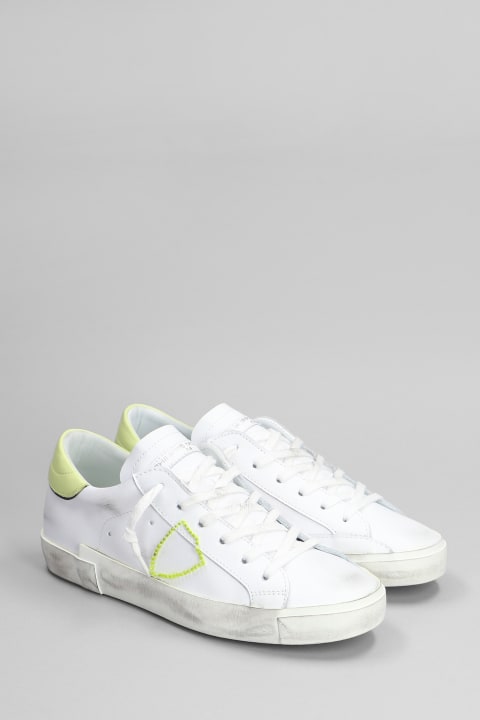 Philippe Model Sneakers for Women Philippe Model Prsx Sneakers In White Leather