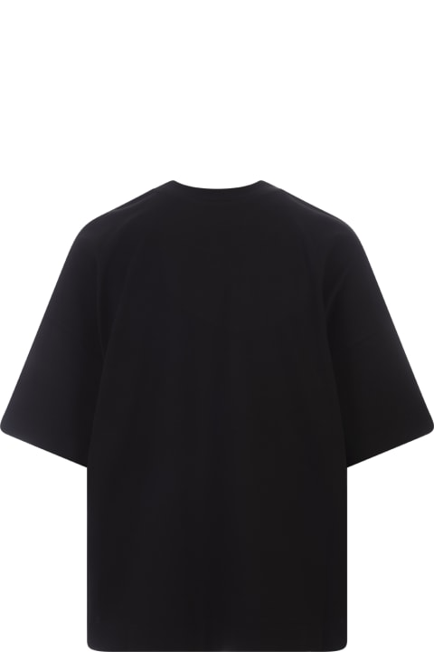 Clothing for Women Alexander McQueen Half Seal Logo T-shirt In Black