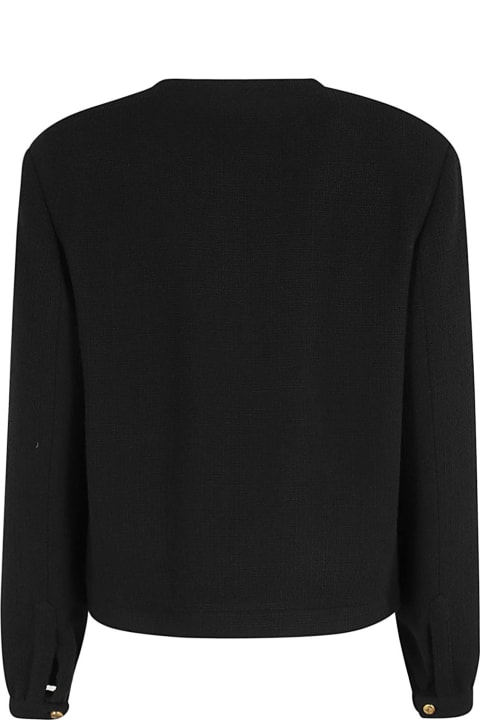 Blazé Milano Coats & Jackets for Women Blazé Milano Missy Black Gliss Bolero