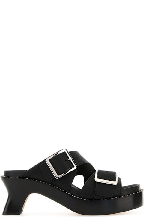 Loewe Sandals for Women Loewe Buckle Detailed Open Toe Sandals