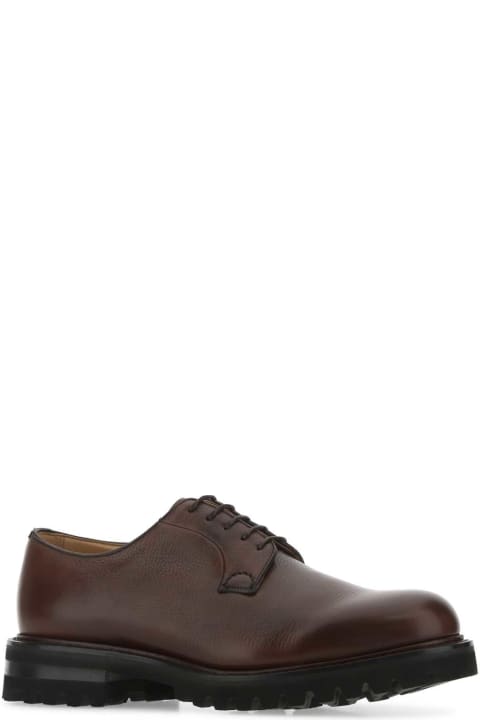 Church's for Men Church's Chocolate Leather Shannon Lace-up Shoes