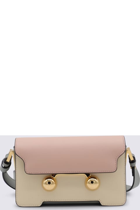 Marni Bags for Women Marni Pink And Multicolor Leather Shoulder Bag