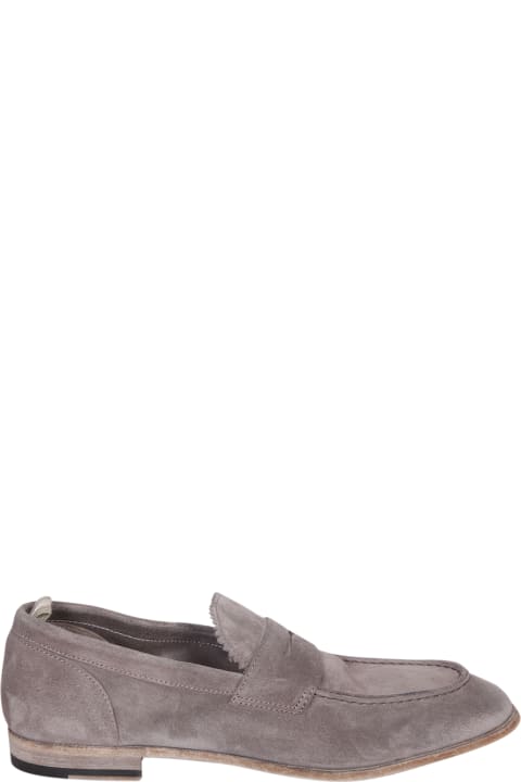 Officine Creative Shoes for Men Officine Creative Solitude 001 Suede Taupe Loafer