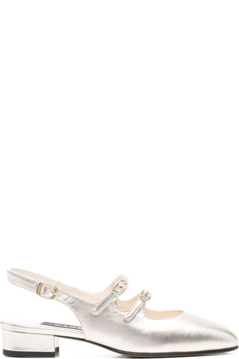 Carel Peche Laminated Leather Ballets