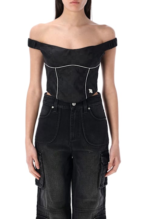 MISBHV for Women MISBHV Monogram Nylon Corset Top
