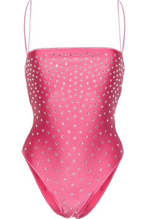 Oseree Clothing for Women Oseree Flamingo Gem Maillot Swimsuit