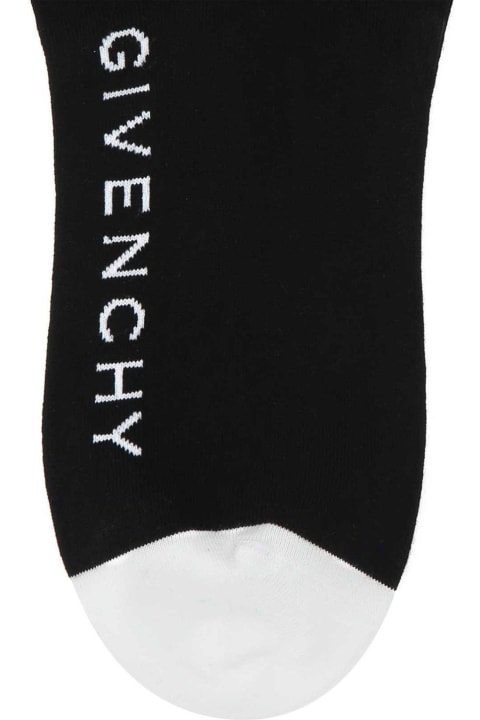 メンズ Givenchyのアンダーウェア Givenchy Logo Intarsia Crew Socks