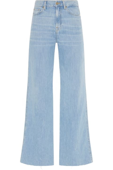 Jeans for Women 7 For All Mankind Lotta Linen Capri