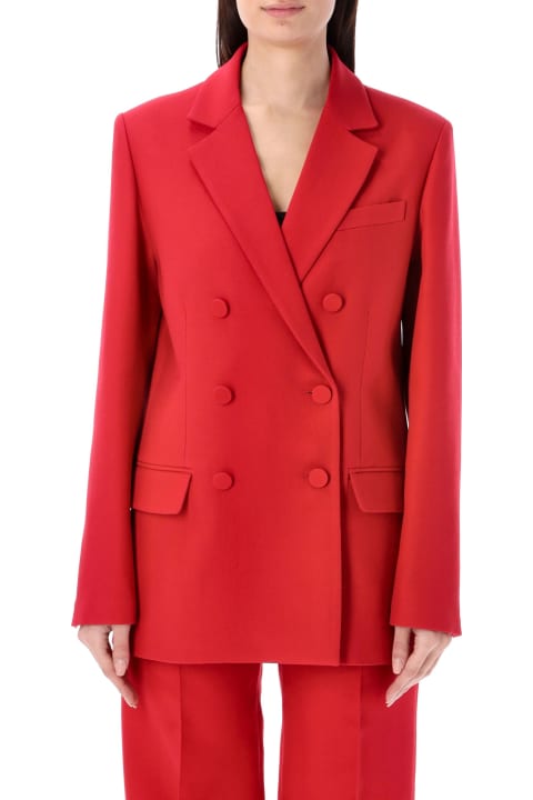 ウィメンズ Valentino Garavaniのコート＆ジャケット Valentino Garavani Crepe Couture Blazer