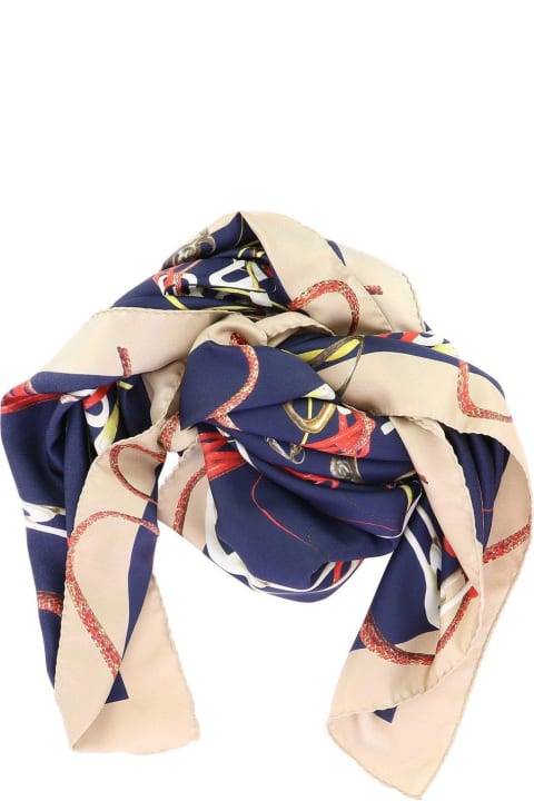 Scarves & Wraps for Women Maison Margiela Abstract Print Scarf