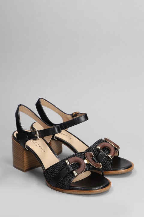 Shoes for Women Roberto Festa Alice Sandals In Black Leather