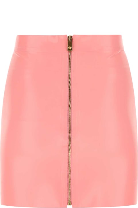 Sale for Women Versace Pink Latex Mini Skirt