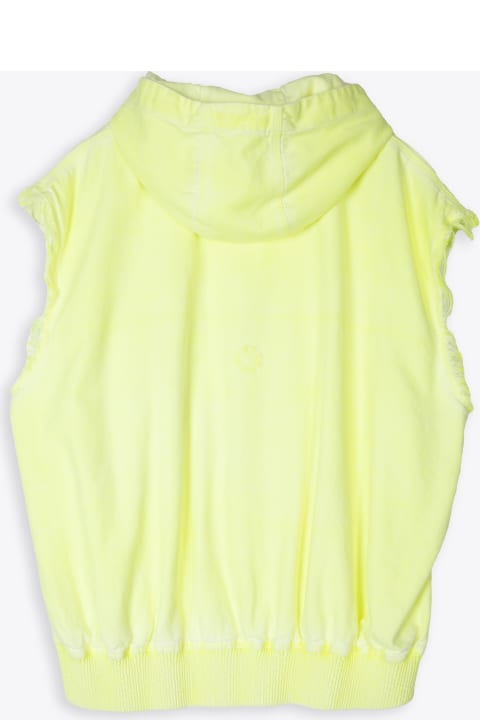 1017 ALYX 9SM for Men 1017 ALYX 9SM Sleeveless Skate Jacket Neon Yellow Canvas Hooded Vest - Sleeveless Skate Jacket