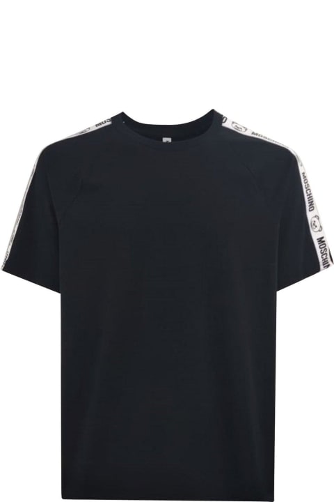 ウィメンズ トップス Moschino Logo Tape Crewneck T-shirt