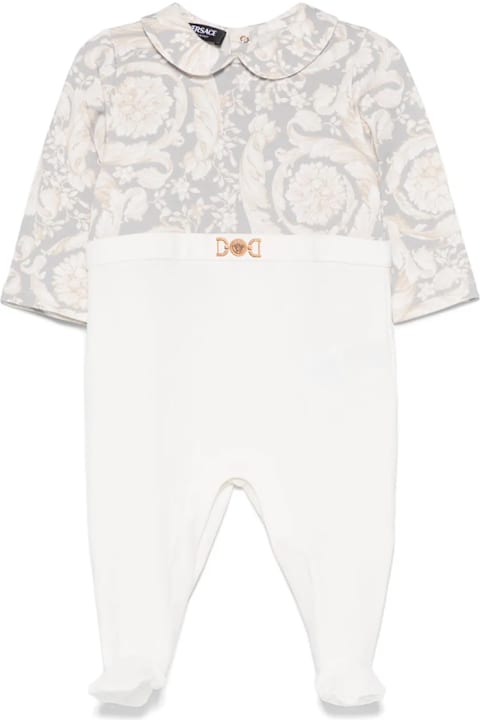 Bodysuits & Sets for Baby Girls Versace Pajama Shorts With Baroque Print