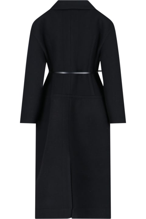 Fashion for Women Jil Sander Virgin Wool Midi Coat