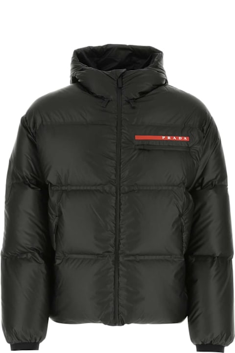 Prada Sale for Men Prada Black Nylon Down Jacket