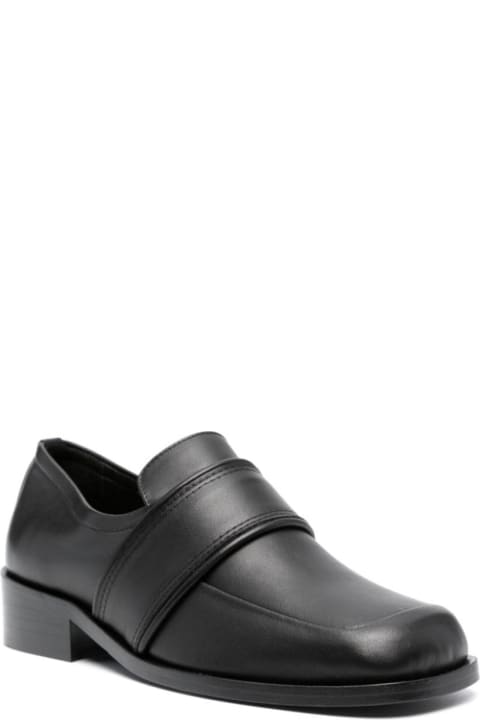 BY FAR Flat Shoes for Women BY FAR Cyril Black Nappa Leather