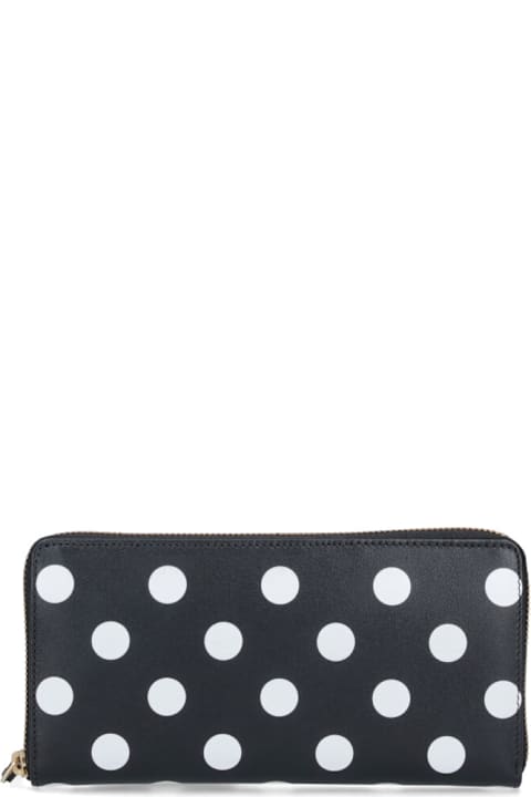 Comme des Garçons Wallet for Kids Comme des Garçons Wallet Polka Dot Zip Wallet