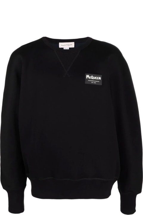 メンズ Alexander McQueenのフリース＆ラウンジウェア Alexander McQueen Cotton Logo Sweatshirt