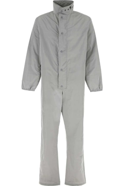 Fashion for Men Prada Grey Re-nylon Jumpsuit