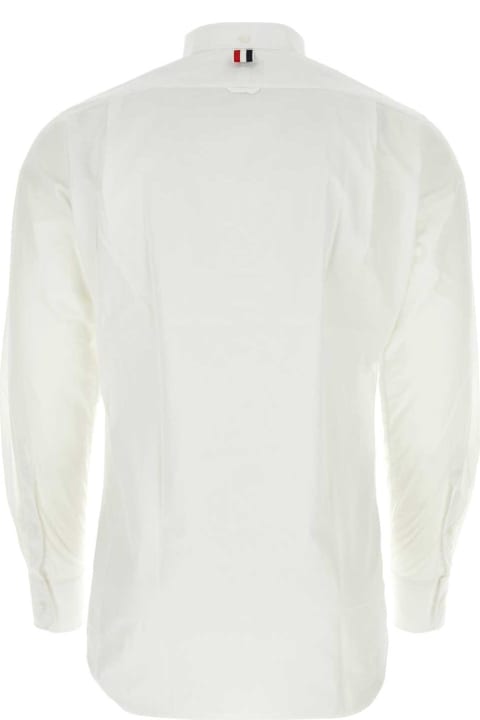 Thom Browne Shirts for Men Thom Browne White Popeline Shirt