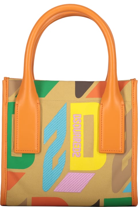 ウィメンズ Dsquared2のバッグ Dsquared2 Dsquared2 D2 Monogram Multicolor Handbag