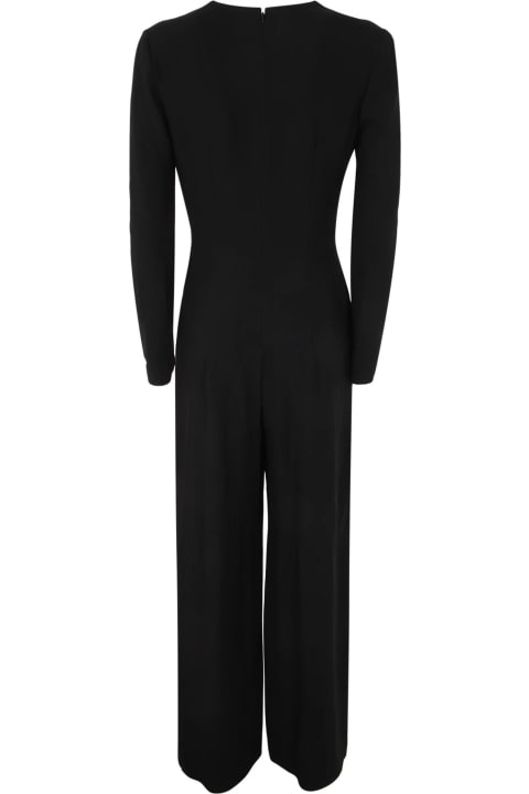 Alberta Ferretti Jumpsuits for Women Alberta Ferretti Black Acetate Blend Jumpsuit