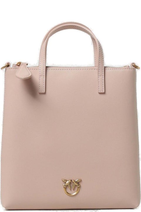 Pinko Bags for Women Pinko Logo Plaque Zip-up Small Top Handle Bag Pinko
