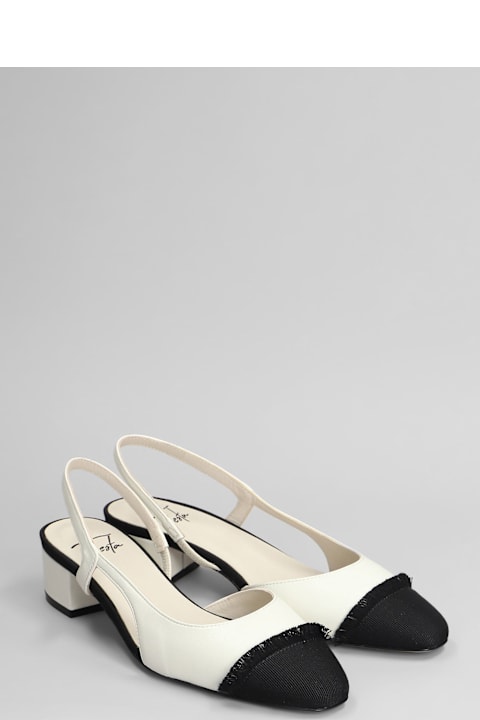 Roberto Festa for Women Roberto Festa Acanto Pumps In Beige Leather